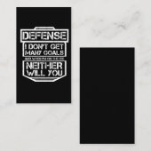 Kinder Ice Hockey T-Shirt Funny Defenseman Player Visitekaartje (Voorkant / Achterkant)