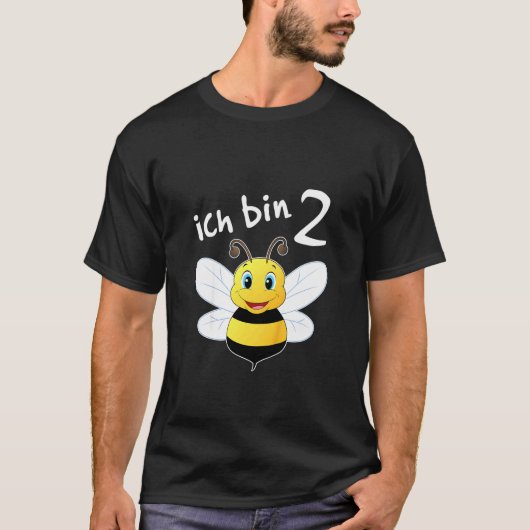 Kinder Ich Bin Schon 2 Jahre Alt Hummel 2e verjaar T-shirt (Voorkant)