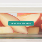 Kinder ID genaamd blauw groen skinny waterdicht Ki Labels (Aangebracht)