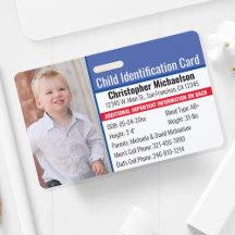 Kinder ID Identificatie Nood Allergie Foto