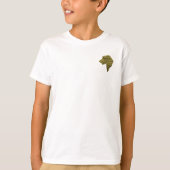 Kinder Ier Wolfhound T-Shirt (Gold Head) (Voorkant)