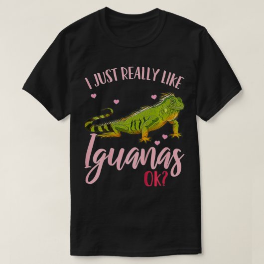 Kinder Iguana Lizard Reptile T-shirt (Design voorkant)