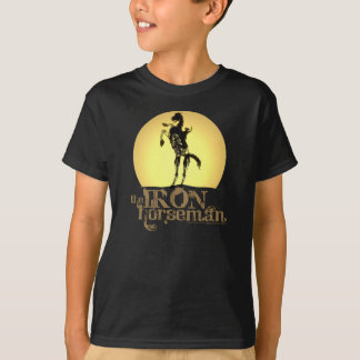Kinder IJzer Horseman Shirt - zwart