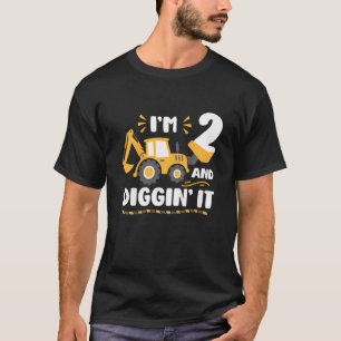 Kinder ik ben 2 en graven het Shirt jongens 2e ver
