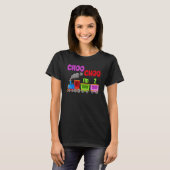Kinder Ik ben 2 Train Choo Choo 2e Verjaardagsfees T-shirt (Voorkant volledig)