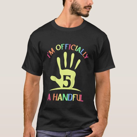 Kinder Ik ben een handvol T-shirt (Voorkant)