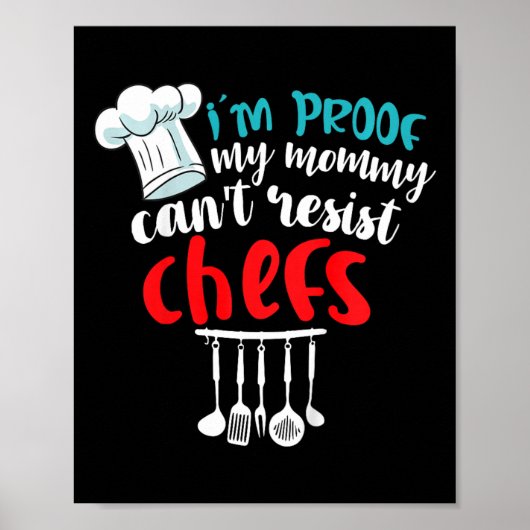 Kinder Ik ben het bewijs dat mijn mama het niet ka Poster (Voorkant)