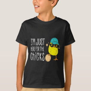 Kinder Ik ben hier alleen voor de meiden Schattige T-shirt