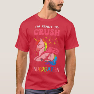 Kinder ik ben klaar om de kindergarten terug te kr t-shirt