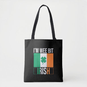 Kinder Ik ben Wee Bit Iers Leprechaun Peuter Boy S Tote Bag