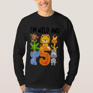 Kinder ik ben Wild en vijf dierentuinen vijf jaar  T-shirt