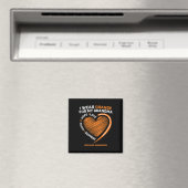 Kinder ik Draag Sinaasappel voor mijn oma leukemie Magneet (Insitu (Vaatwasser))