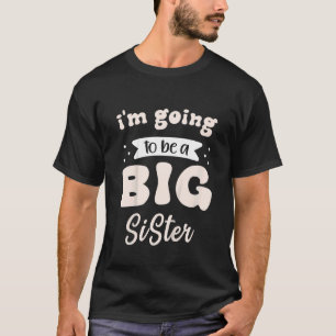 Kinder Ik ga een grote zus aankondigen T-shirt