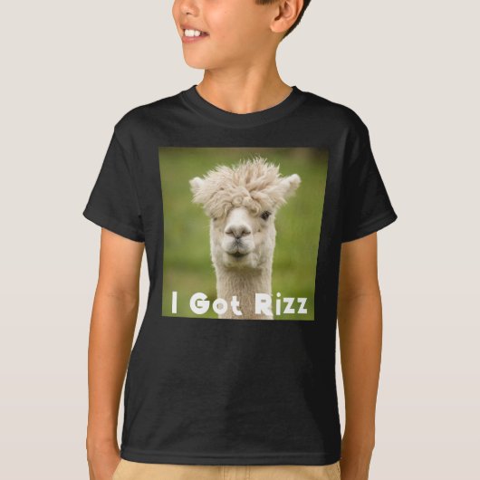 Kinder Ik heb Rizz T-shirt (Voorkant)