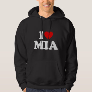 Kinder ik hou van mia voor jongen meisje peuter ki hoodie