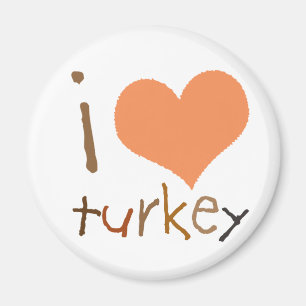 Kinder ik hou van Turkije Magnet