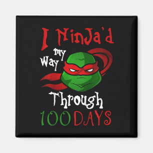 Kinder ik ninja'd mijn weg door 100 dagen Cadeau V Magneet