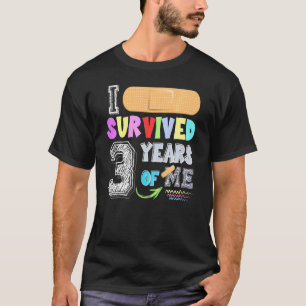 Kinder ik overleefde 3 jaar van ME scraps en kneuz T-shirt