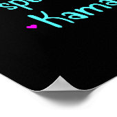 Kinder Ik spreek Kamala Harris Inspirerend Vice Poster (Hoek)