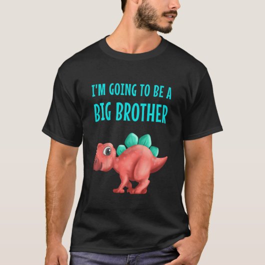 Kinder Ik word een Big Brother Schattige Kinder Di T-shirt (Voorkant)