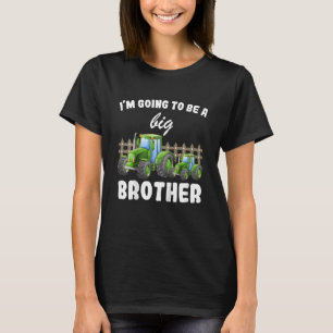 Kinder ik word een grote broer 2023 Tractor 2 T-shirt