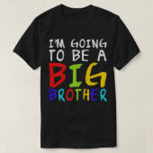 Kinder ik word een grote broer t-shirt (Design voorkant)