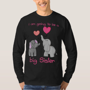Kinder Ik word een grote zus voor mannen vrouwen B T-shirt