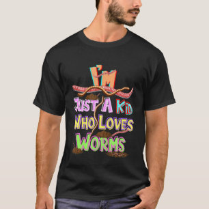Kinder IM gewoon een Kind die houdt van wormen nac T-shirt