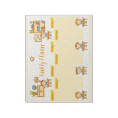 Kinder in een klaslokaal Weekplanner Notitieblok (Linkerzijde)