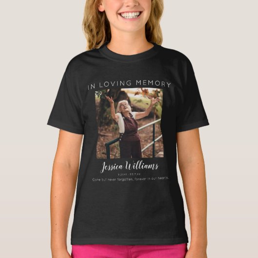 Kinder in liefdevolle herinnering | 5 Fotocollage  T-shirt (Voorkant)