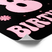 Kinder in mijn 8e verjaardag meisje 8 jaar oude Co Poster (Hoek)