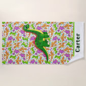 Kinder inosaur aanpassen strandlaken (Voorkant)