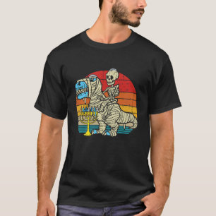Kinder Jew Skeleton Dinosaur Mummy Funny Toddler B T-shirt