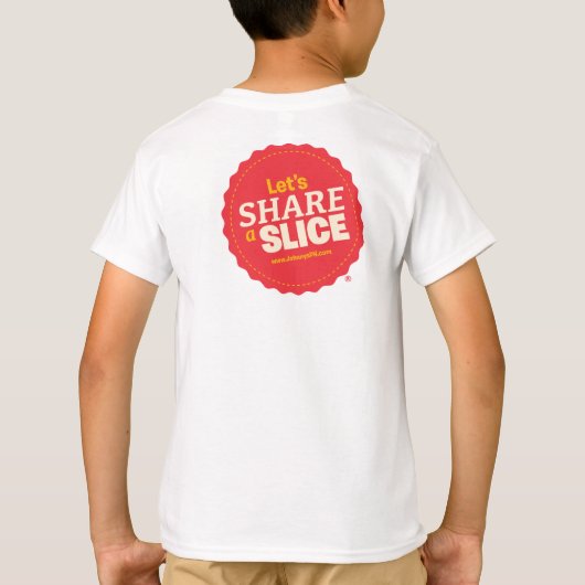 Kinder Johnny's Pizza House T-shirt (Achterkant)