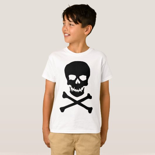 Kinder Jolly Roger T-Shirt (Voorkant volledig)