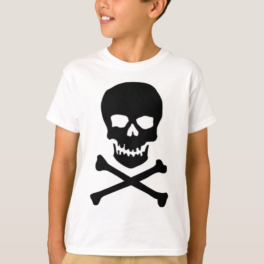 Kinder Jolly Roger T-Shirt (Voorkant)