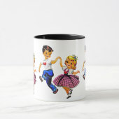 Kinder jongen en meisje: Schattig Mok (Midden)