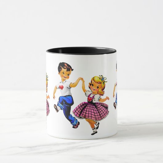  Kinder jongen en meisje: Schattig Mok (Midden)