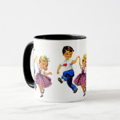 Kinder jongen en meisje: Schattig Mok (Voorkant links)