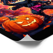 Kinder jongen Halloween Poster (Hoek)