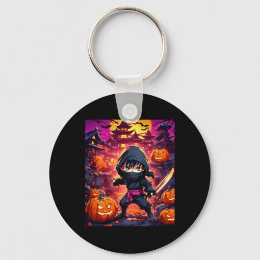 Kinder jongen Halloween Sleutelhanger (Voorkant)