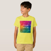 Kinder jongens Aangepast scharreltje Afbeelding to T-shirt (Voorkant volledig)