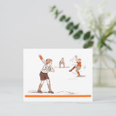 Kinder jongens honkbalspel Briefkaart (Staand voorkant)