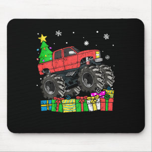 Kinder Jongens Kerst Monster Truck Kinder Merry Ch Muismat