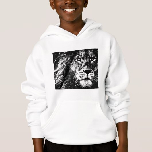 Kinder jongens Kleding Mode Apparel Hoodie Lion (Voorkant)
