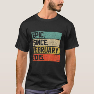Kinder jongens meisjes 7e verjaardag epic sinds F T-shirt