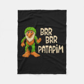 Kinder Jongens Meisjes Meme Italian Brainrot Brr P Fleece Deken (Voorkant)