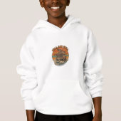 Kinder jongens mode ontwerp hoodie jas (Voorkant)