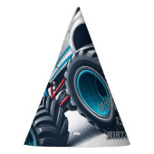 kinder jongensauto's koele monstertruck 1e verjaar feesthoedjes (Links)