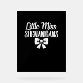 Kinder juffrouw Shenanigans Cute St Patricks Day K Acryl Bord (Voorkant)